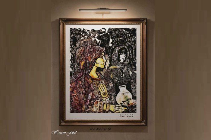 الفنان العربي  (عبود سلمان ) بقلم الاستاذ عبدالرازق عكاشة من باريس / فرنسا ..